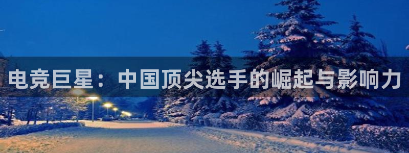 小艾电竞网页版登录：电竞巨星：中国顶尖选手的崛起与影响力